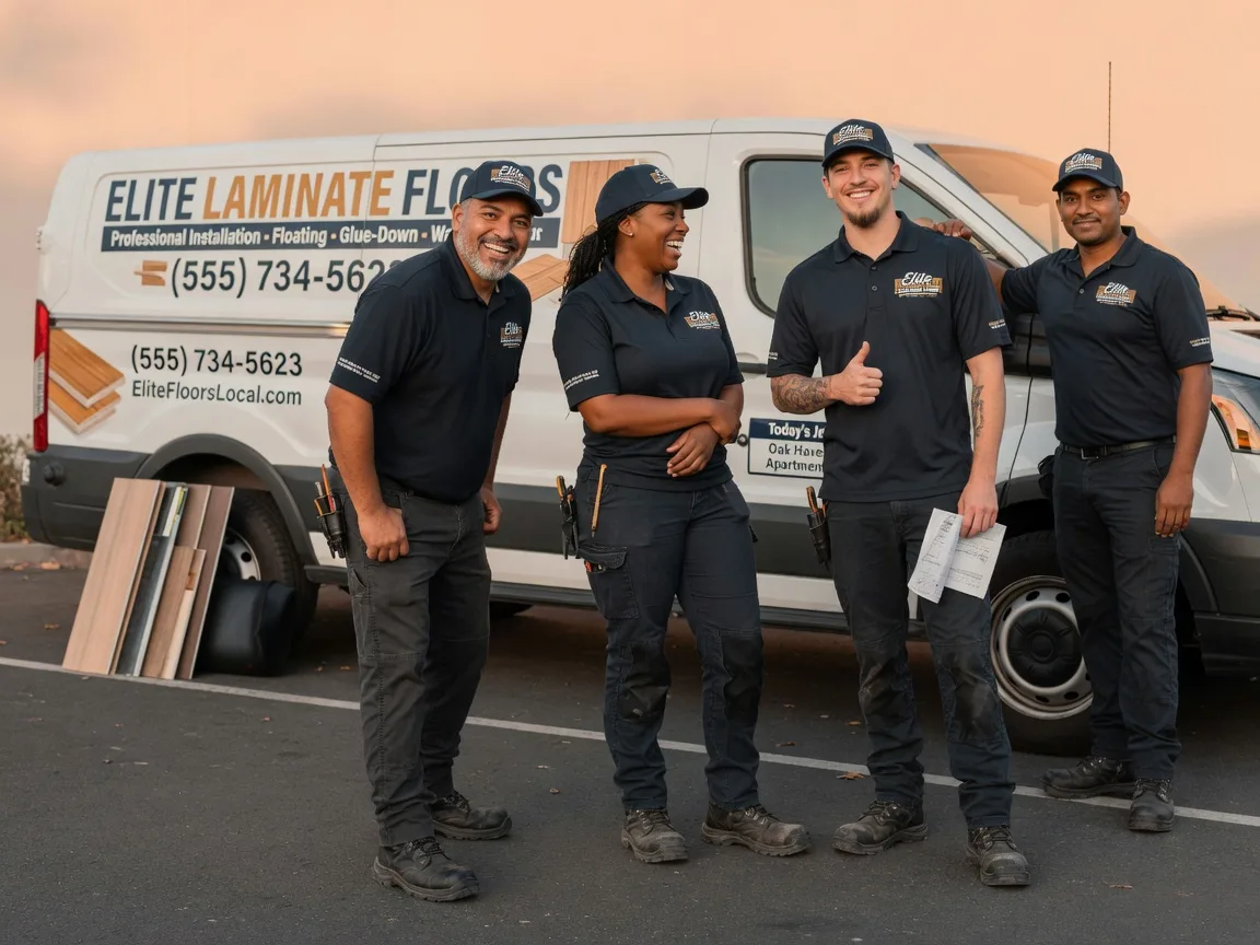 Laminate flooring installation company in Bradford, IA